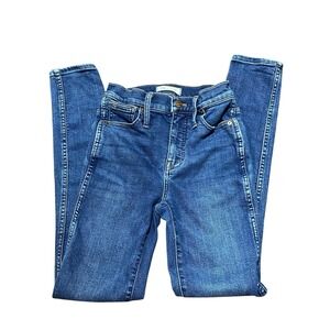 Madewell‎ Women's 10" High Rise Skinny Jeans Blue Size 23